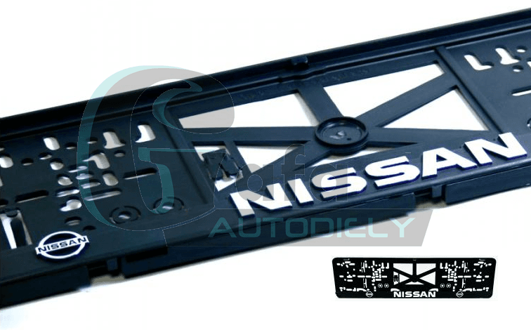 Podložka pod ŠPZ Nissan 3D 2ks