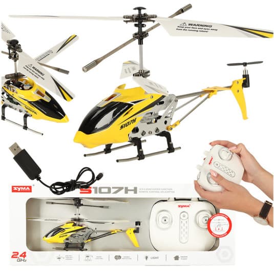 SYMA S107H RC vrtuľník 2,4 GHz RTF žltá