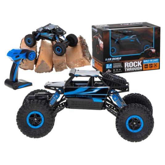 RC auto Rock Crawler 1:18 modré