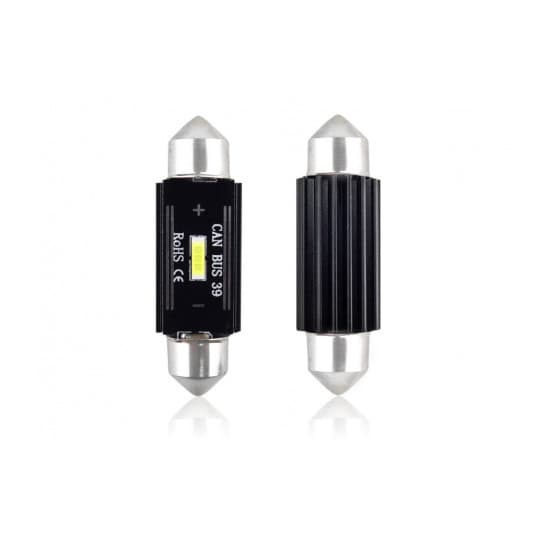 Žiarovky LED CANBUS 1 SMD UltraBright 1860 Festoon 39mm White 12V/24V (2ks)