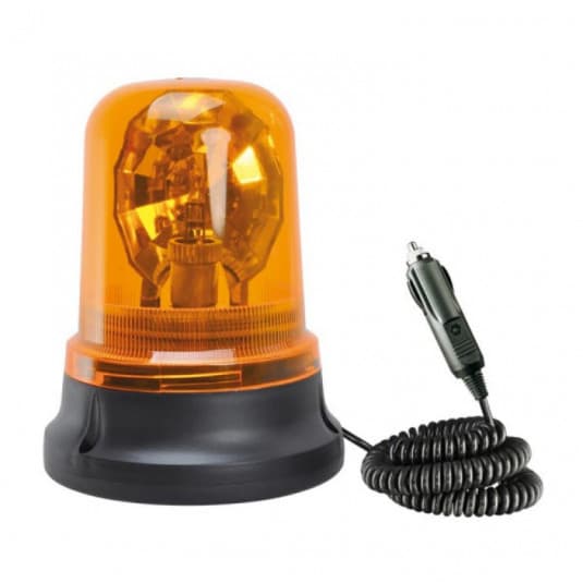 Maják magnetický oranžový 12V - H1 žiarovka