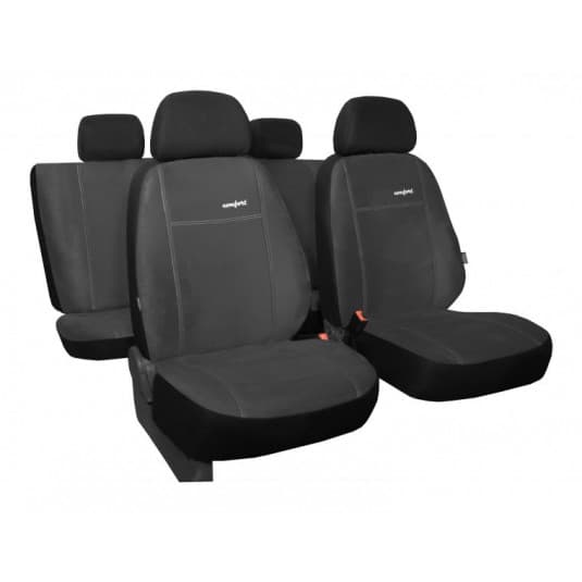 Výpredaj -Poťahy pre RENAULT MEGANE CABRIO II (2002-2009) Comfort (Alcantara) tmavo-šedá