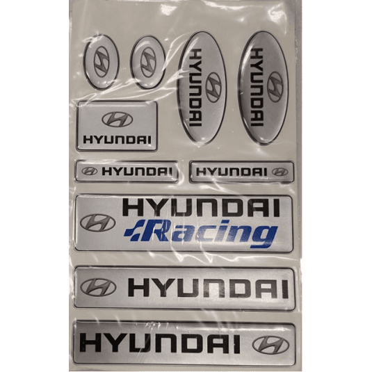 Samolepky set 10 ks HYUNDAI