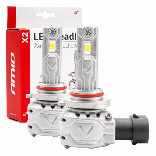 LED žiarovky hlavného svietenia HB3 9005 X2 Series AMiO (+canbus)