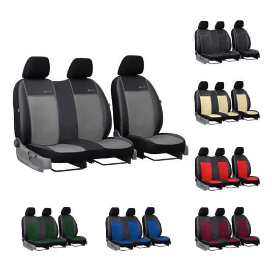 Poťahy pre CITROËN JUMPY 2+1 I (1995-2007) Exclusive Leather (koža)