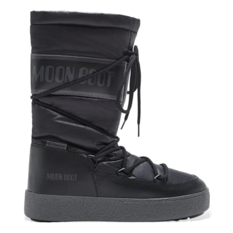 Dámske členkové zimné topánky MOON BOOT LTRACK HIGH NYLON WP, 001 black