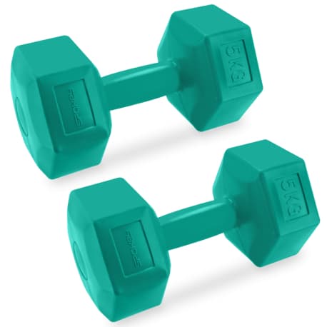 Set závažia SPOKEY MONSTER GREEN HEXA 2x 5 kg