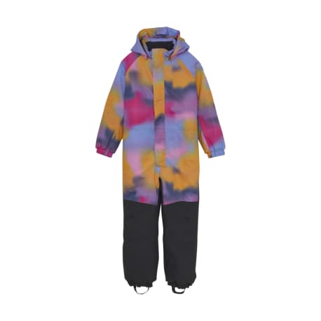 Dievčenský zimný overal COLOR KIDS Coverall - AOP W. Contrast-741651.5214-Lilac chiffon