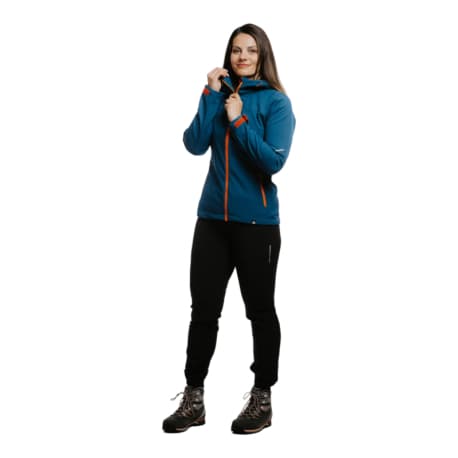 Dámska turistická softshellová bunda NORTHFINDER PATTY-526-inkblue