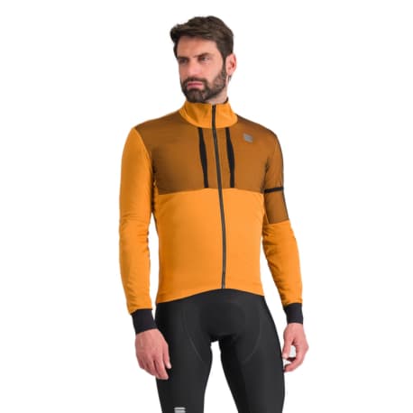 Pánska cyklistická bunda SPORTFUL Supergiara jacket, golden oak