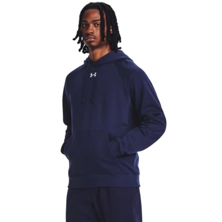 Pánska zateplená mikina s kapucňou UNDER ARMOUR UA Rival Fleece Hoodie-BLU I