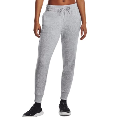 Dámske zateplené tepláky UNDER ARMOUR UA Rival Fleece Jogger-GRY