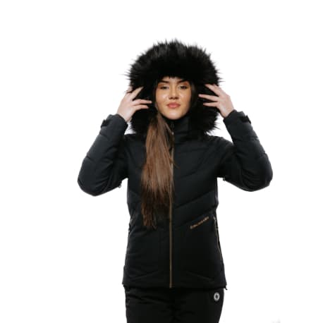 Dámska lyžiarska bunda s kapucňou BLIZZARD W2W Ski Jacket Lavarone, black