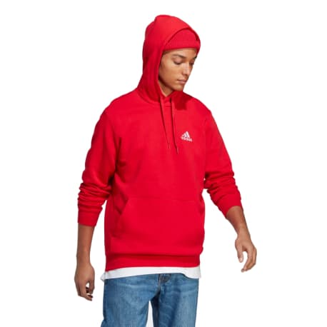 Pánska mikina s kapucňou ADIDAS M FEELCOZY HD-H47018-Red