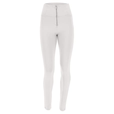 Dámske jeggings nohavice FREDDY WR.UP® skinny push up organic cotton trousers with high waist-Beige
