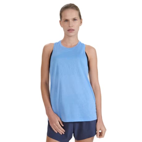 Dámske bežecké tričko bez rukávov 4F SLEEVELESS FNK-WSS25TFSLF427-33S-BLUE