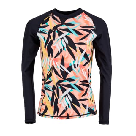 Dámske tričko na kúpanie FUNDANGO Joyce Long Sleeve Rashguard-519-jungle