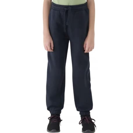 Chlapčenské zateplené tepláky 4F JUNIOR TROUSERS CAS M1510-4FJWMM00TTROM1510-31S-NAVY