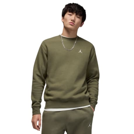 Pánska flisová mikina NIKE JORDAN BRK FLC CREW 222 KHAKI
