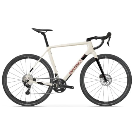 Gravel bicykel BASSO Palta, Shimano GRX 610 2x12, Microtech MX25, off white
