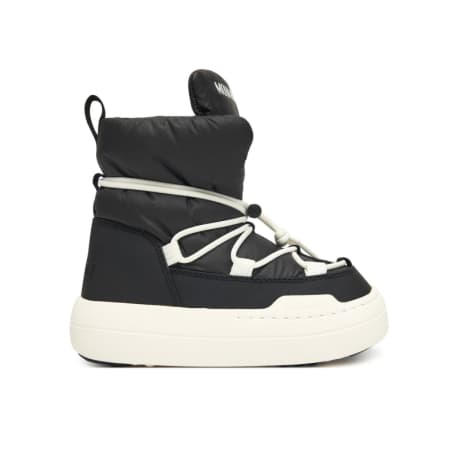 Juniorské členkové zimné topánky MOON BOOT MB JR PARK LACE MID, N001 BLACK