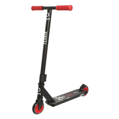 Detská kolobežka DIVINE D-Young Fenrir black red, 100 mm