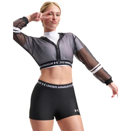 Dámska tréningová bunda UNDER ARMOUR HeatGear Mesh FZ-BLK