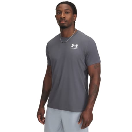 Pánske kompresné tričko s krátkym rukávom UNDER ARMOUR UA Heatgear Fitted SS-GRY