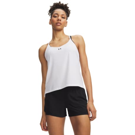 Dámske tréningové tielko UNDER ARMOUR UA Vanish Racerback Tank-WHT