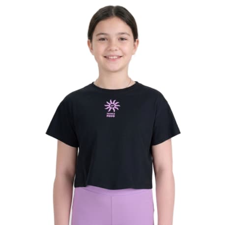 Dievčenské tričko s krátkym rukávom 4F JUNIOR TSHIRT F2941-20S-DEEP BLACK
