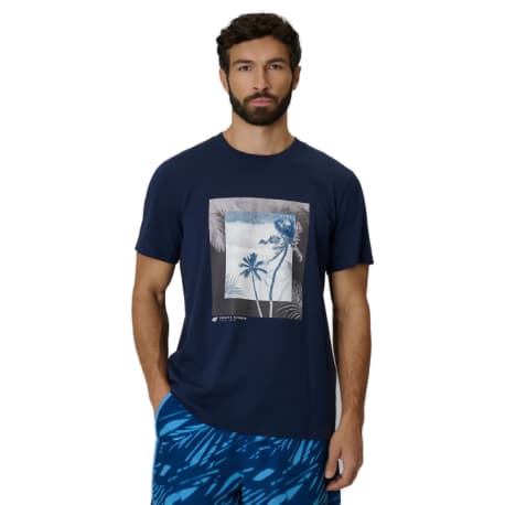 Pánske tričko s krátkym rukávom 4F TSHIRT M3034-31S-NAVY