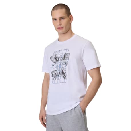 Pánske tričko s krátkym rukávom 4F TSHIRT M2664-10S-WHITE