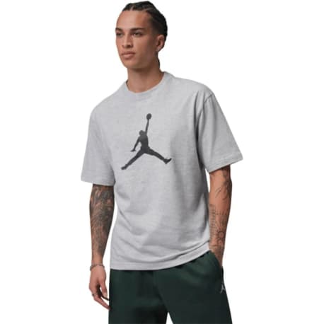 Pánske tričko s krátkym rukávom NIKE JORDAN JUMPMAN SS HBR TEE 2 GREY HEATHER BLACK