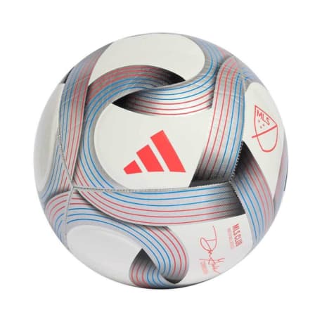 Futbalová lopta ADIDAS MLS CLB WHITE GLOBLU LUCRED
