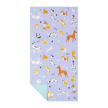 Detský uterák SPOKEY KIDDY Rychleschnoucí sportovní ručník, 80 x 160 cm, pejsci