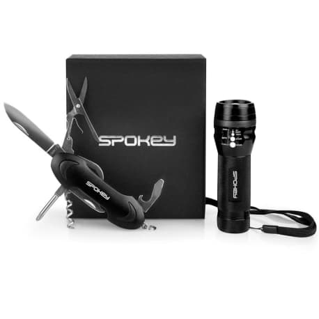 Náradie SPOKEY ZOOM Multifunction tool set in gift box: nůž + svítilna s poutkem