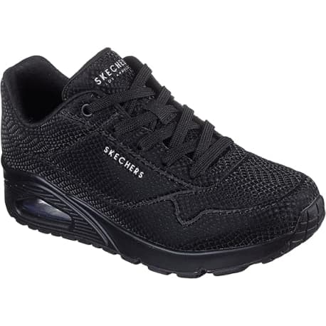 Dámska rekreačná obuv SKECHERS Uno Shiny scale W black reflective