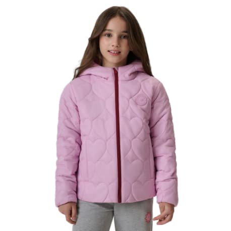 Dievčenská bunda s kapucňou 4F JUNIOR DOWN JACKET F0846-52S-LIGHT VIOLET