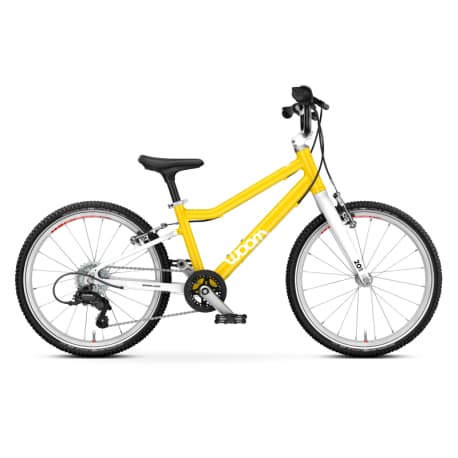 Detský mestský bicykel WOOM GO 4, vibrant yellow
