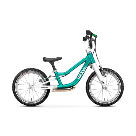 Odrážadlo WOOM GO 1 Plus, metallic turquoise