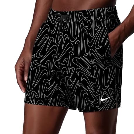 Pánske plavky NIKE SWIM Breaker Logofetti 5 Black