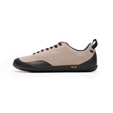 Pánska nízka turistická barefoot obuv NORTHFINDER Barefoot Hiking Vibram Xstrek Evo Dorje M beige