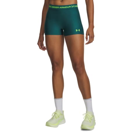 Dámske kompresné kraťasy UNDER ARMOUR HeatGear Shorty-GRN