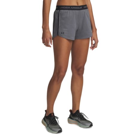 Dámske bežecké kraťasy UNDER ARMOUR Tech Play Up Shorts-GRY