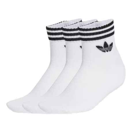 Ponožky ADIDAS ORIGINALS 3 PACK-ANKLE S WHITE WHITE WHITE
