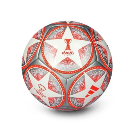Futbalová lopta ADIDAS WUCL CLB SILVMT RED WHITE
