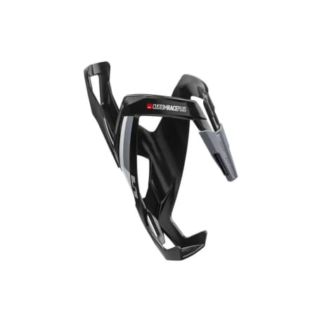 Košík na fľašu na bicykel ELITE Custom Race Plus, glossy black white