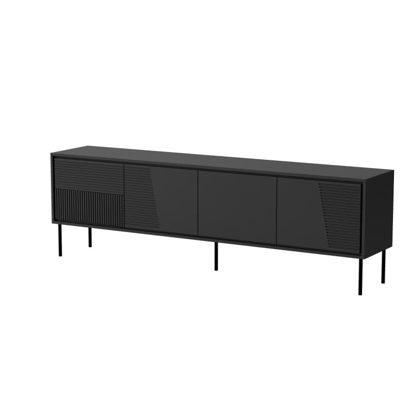 TV stolík ABI 200 cm čierny