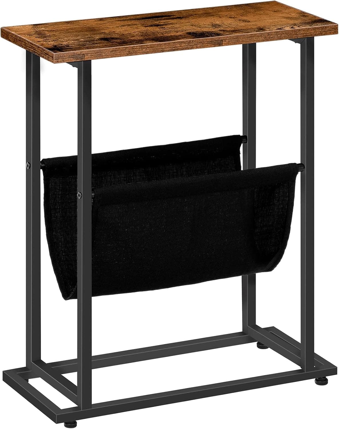 Príručný stolík Vasagle Olmira 45 cm čierny/hnedý