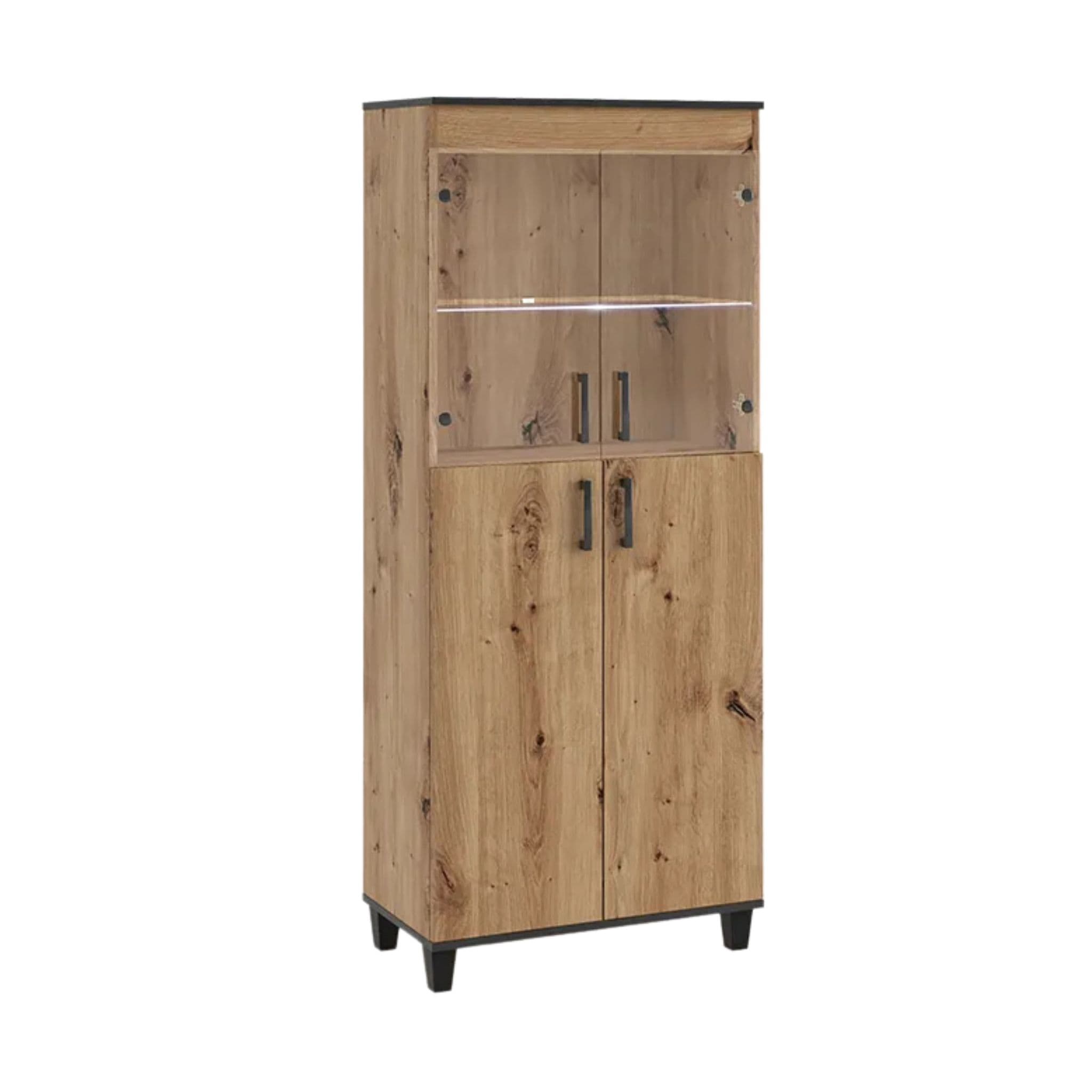 Vitrína Polany 05 80 cm dub Artisan